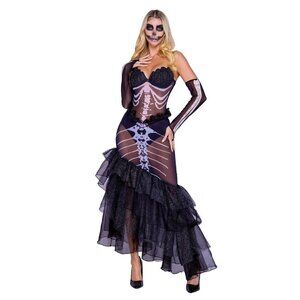 NEW Dark Mermaid Costume SZ Medium Halloween Cosplay Retails $105 Small Hole?